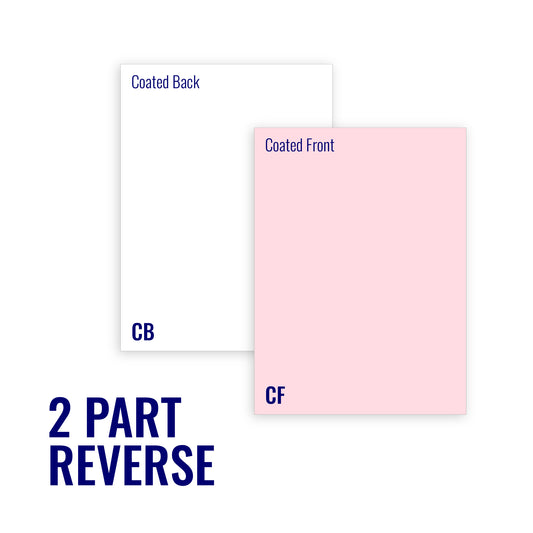 8.5 x 11 Excel One Carbonless Paper, 2 Part Reverse (Bright White/Pink), 2500 Sets, 5000 Sheets, 10 Reams