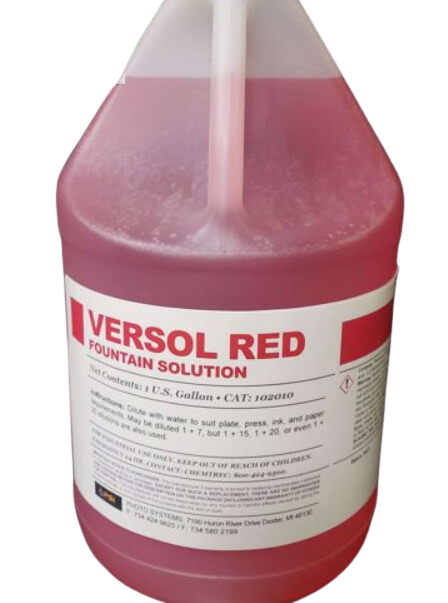 Versol Red fountain solution, 1-Gallon